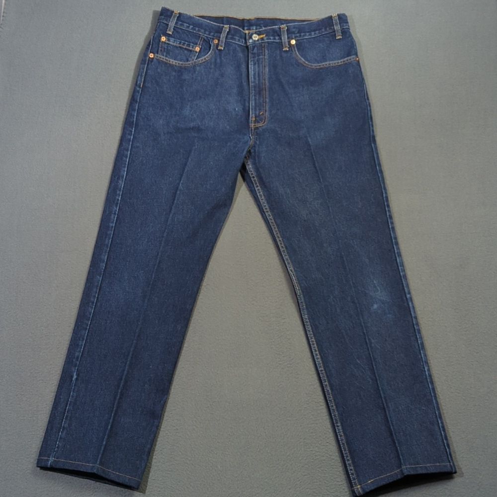 Levi's VTG Jeans Men's 38x32 Fits 37x31 Blue 505 Regular Fit Straight Leg Y2K